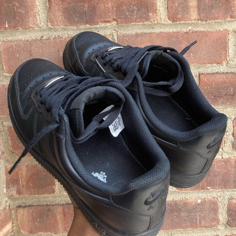 All Black Nike Air Force 1s